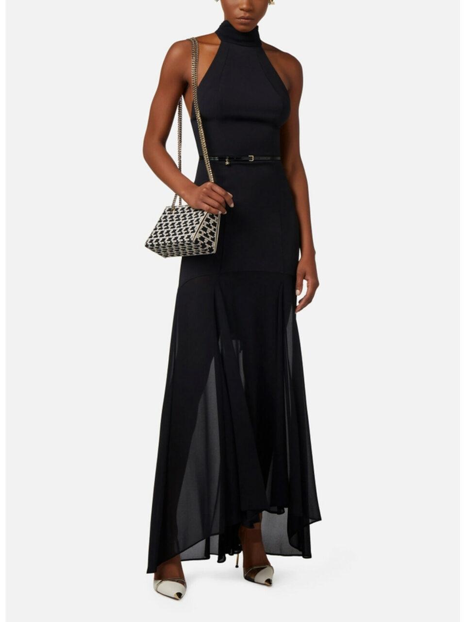 ABITO MIDI RED CARPET IN CRÊPE ELISABETTA FRANCHI