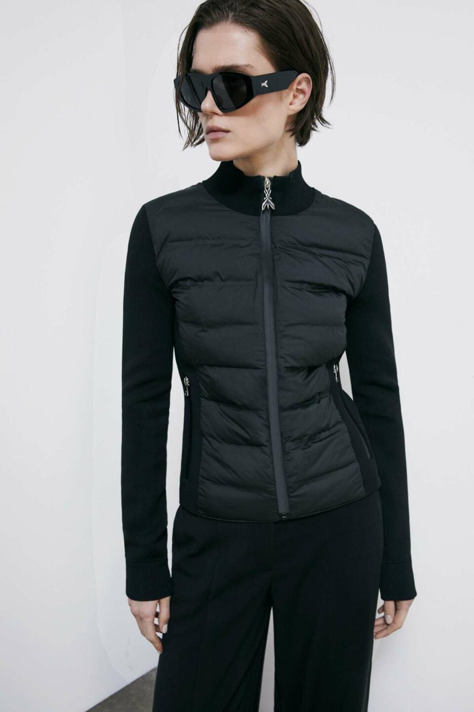 Piumino ultralight con inserti in maglia Patrizia Pepe