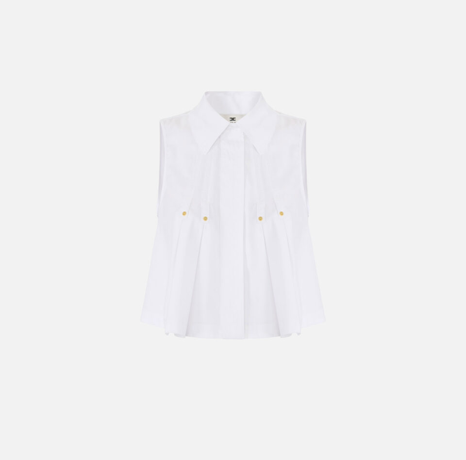 Camicia in popeline di cotone